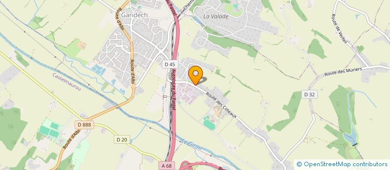 localisation de l'entreprise MONSIEUR ALAIN AGUERA  GRAGNAGUE