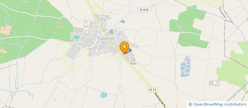 localisation de l'entreprise MONSIEUR ALAIN AGUERA  OUVEILLAN