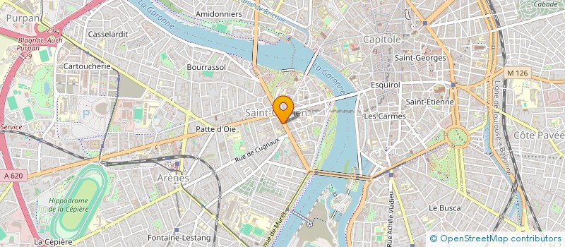 localisation de l'entreprise MONSIEUR ALAIN AIGOUN à TOULOUSE