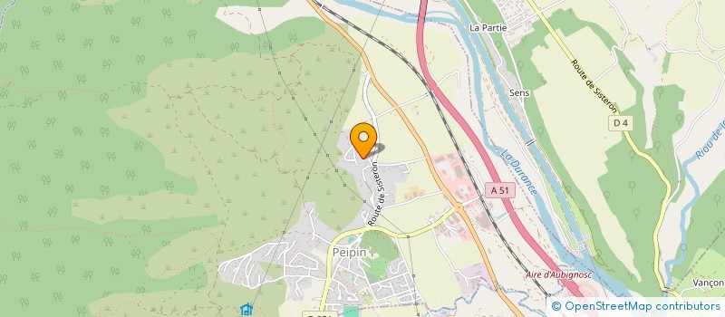localisation de l'entreprise MONSIEUR ALAIN AILHAUD  PEIPIN