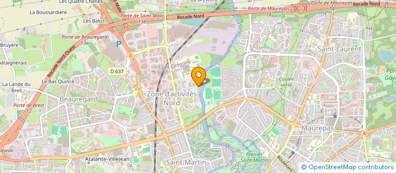 localisation de l'entreprise MONSIEUR ALAIN AIME  RENNES