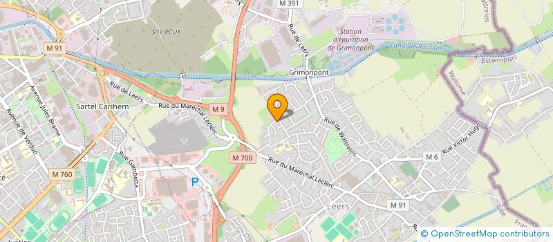 localisation de l'entreprise MONSIEUR ALAIN ALAIN RAEPSAET  LEERS