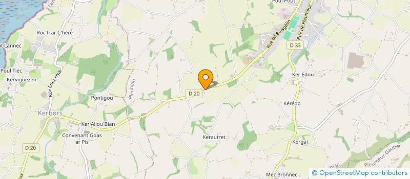 localisation de l'entreprise MONSIEUR ALAIN ALANIC  PLEUBIAN