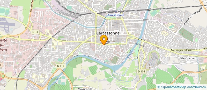 localisation de l'entreprise MONSIEUR ALAIN ALBECQ à CARCASSONNE