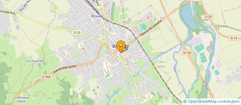 localisation de l'entreprise MONSIEUR ALAIN ALDON  BRIOUDE