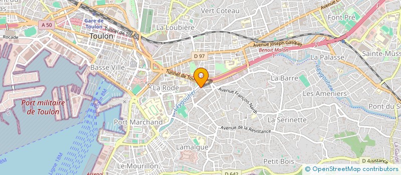 localisation de l'entreprise MONSIEUR ALAIN ALESSANDRI  TOULON