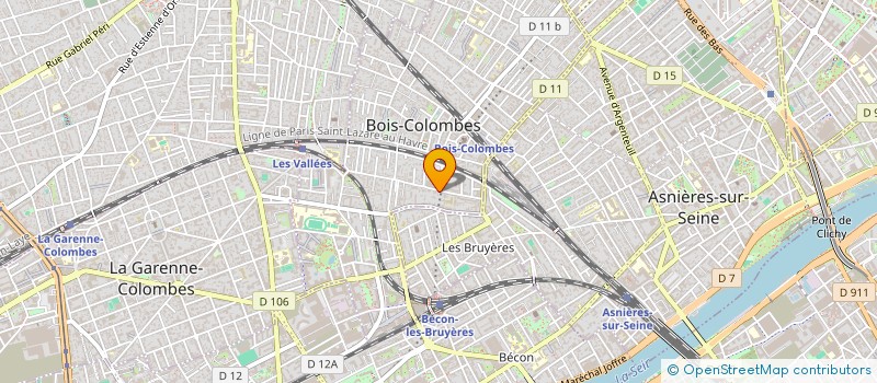 localisation de l'entreprise MONSIEUR ALAIN ALEXANDRE à BOIS-COLOMBES