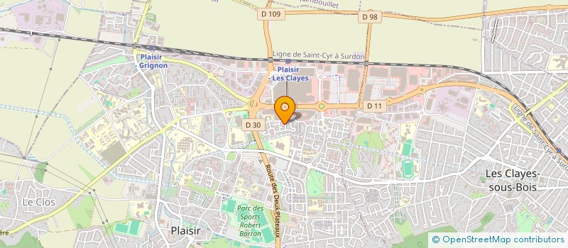 localisation de l'entreprise MONSIEUR ALAIN ALEXANDRE  PLAISIR