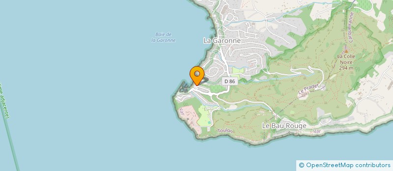 localisation de l'entreprise MONSIEUR ALAIN ALGRIN  LE PRADET