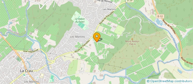 localisation de l'entreprise MONSIEUR ALAIN ALLAMANDI  LA CRAU