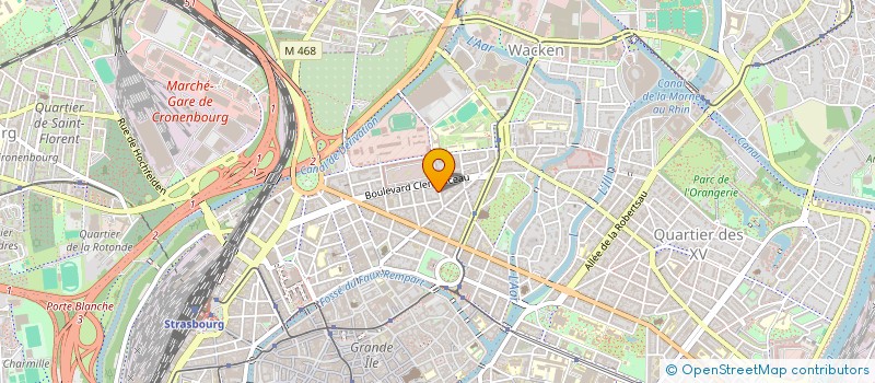 localisation de l'entreprise MONSIEUR ALAIN ALLEMAND à STRASBOURG