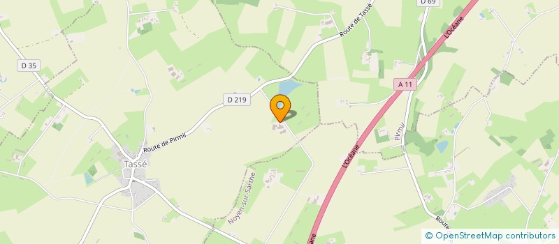 localisation de l'entreprise MONSIEUR ALAIN ALLINANT  NOYEN-SUR-SARTHE