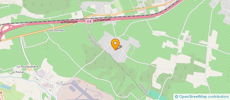 localisation de l'entreprise MONSIEUR ALAIN ALQUIER  VIDAUBAN