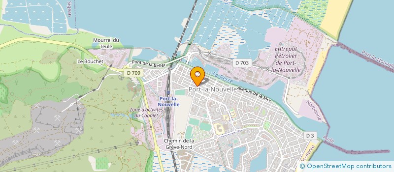 localisation de l'entreprise MONSIEUR ALAIN ALVAREZ  PORT-LA-NOUVELLE