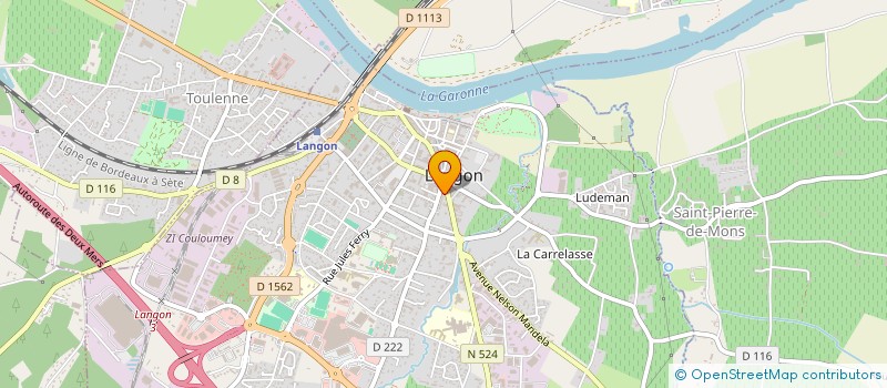 localisation de l'entreprise MONSIEUR ALAIN ALVARO à LANGON