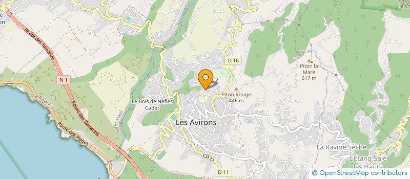 localisation de l'entreprise MONSIEUR ALAIN ALY  LES AVIRONS