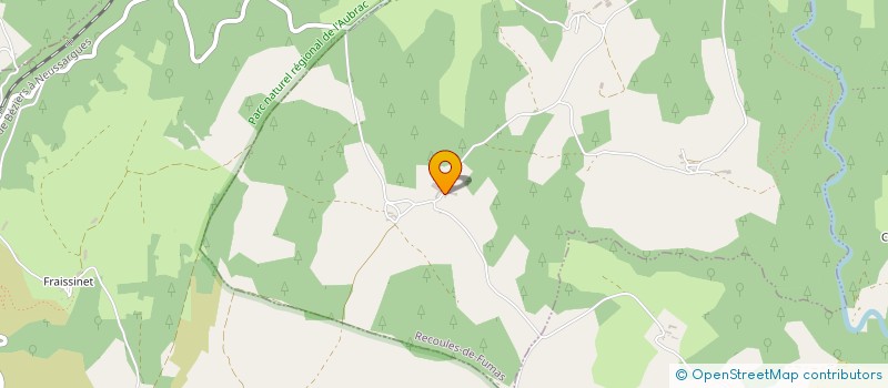 localisation de l'entreprise MONSIEUR ALAIN AMARGER  LACHAMP-RIBENNES