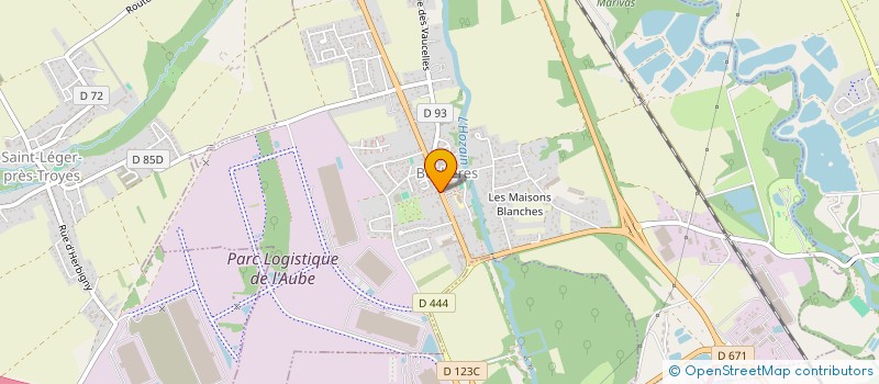 localisation de l'entreprise MONSIEUR ALAIN AMAT  BUCHERES