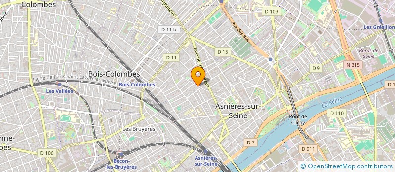 localisation de l'entreprise MONSIEUR ALAIN AMIELET à ASNIERES-SUR-SEINE