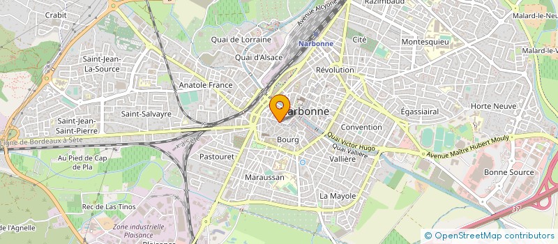 localisation de l'entreprise MONSIEUR ALAIN AMOROS à NARBONNE