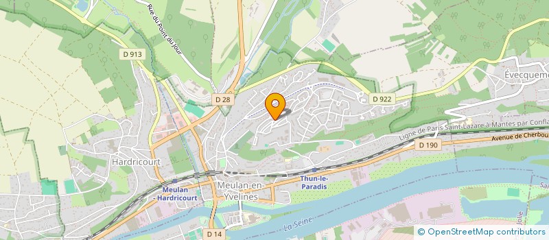 localisation de l'entreprise MONSIEUR ALAIN ANACREON  MEULAN-EN-YVELINES