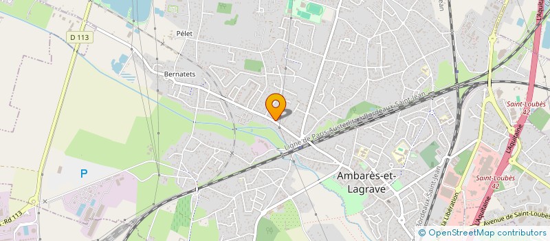 localisation de l'entreprise MONSIEUR ALAIN ANCEZE  AMBARES-ET-LAGRAVE