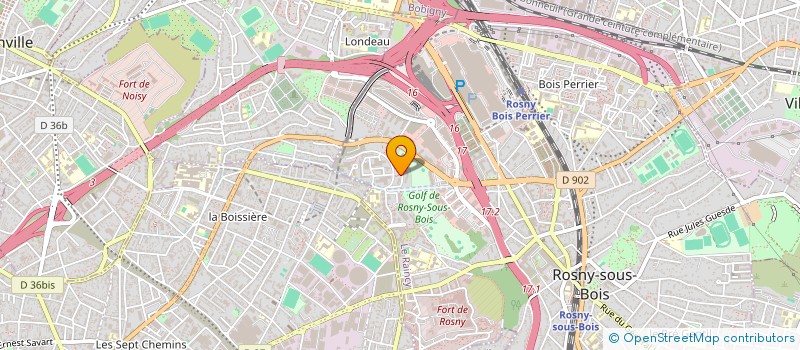 localisation de l'entreprise MONSIEUR ALAIN ANDRE  ROSNY-SOUS-BOIS