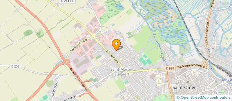 localisation de l'entreprise MONSIEUR ALAIN ANDRE  SAINT-MARTIN-LEZ-TATINGHEM