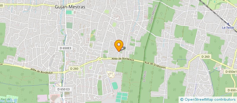 localisation de l'entreprise MONSIEUR ALAIN ANDRE JACQUES DESMARES  GUJAN-MESTRAS