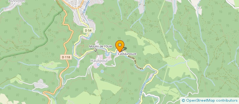 localisation de l'entreprise MONSIEUR ALAIN ANDRE SENEGAS  MAZAMET