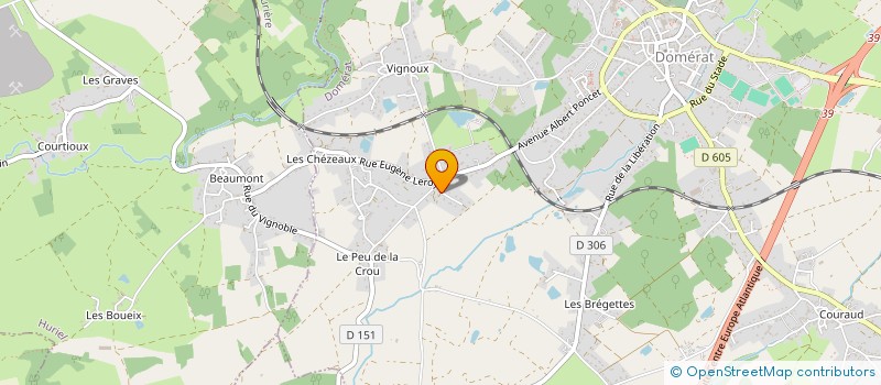 localisation de l'entreprise MONSIEUR ALAIN ANDRES à DOMERAT