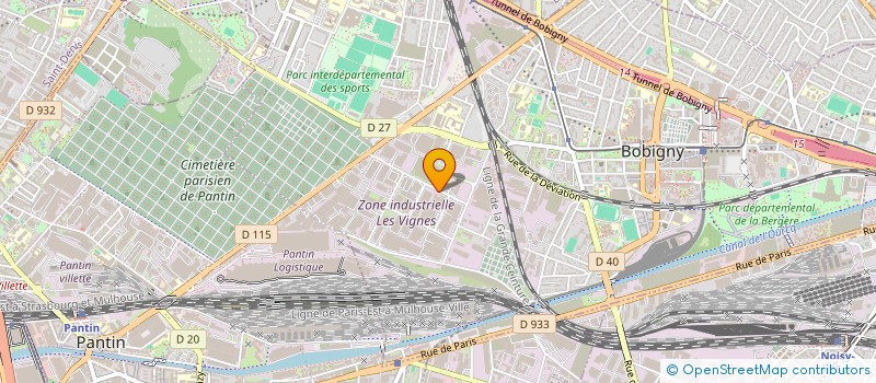 localisation de l'entreprise MONSIEUR ALAIN ANORGA  BOBIGNY