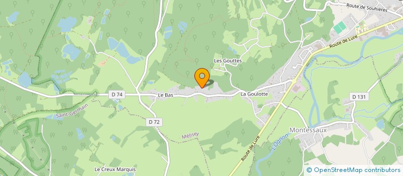 localisation de l'entreprise MONSIEUR ALAIN ANTOINE  MELISEY