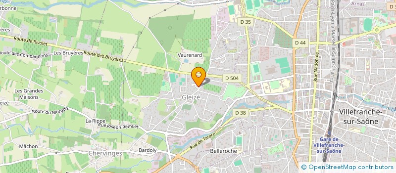 localisation de l'entreprise MONSIEUR ALAIN ANTOINE HENRI ROCACHER  GLEIZE