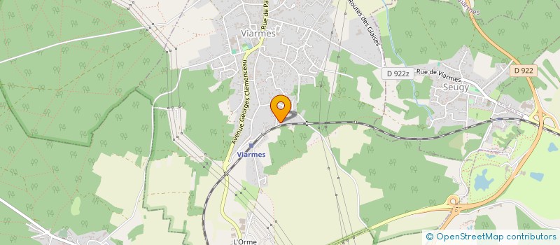 localisation de l'entreprise MONSIEUR ALAIN ANTOINE JEAN TERREAU  VIARMES