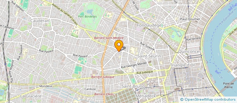 localisation de l'entreprise MONSIEUR ALAIN APESTEGUY à BORDEAUX