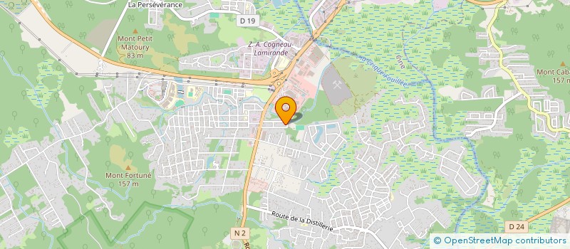 localisation de l'entreprise MONSIEUR ALAIN ARAUJO BARATA  MATOURY