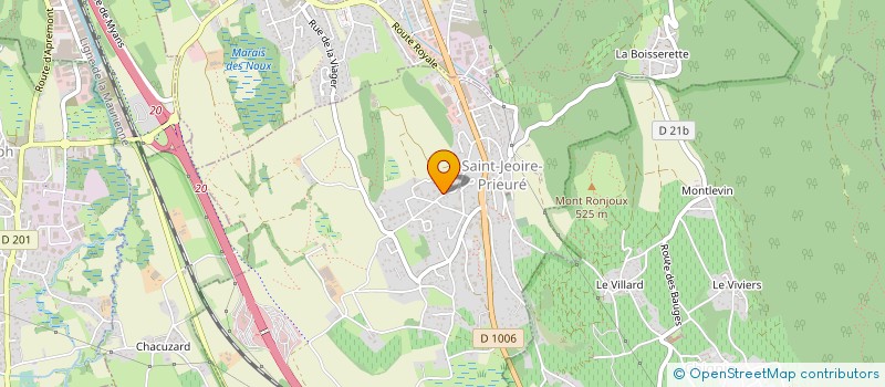 localisation de l'entreprise MONSIEUR ALAIN ARBET  SAINT-JEOIRE-PRIEURE