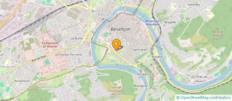 localisation de l'entreprise MONSIEUR ALAIN ARBEY à BESANCON