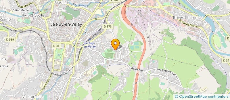 localisation de l'entreprise MONSIEUR ALAIN ARGUELLES à LE PUY EN VELAY