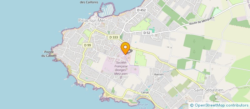 localisation de l'entreprise MONSIEUR ALAIN ARHUERO  PIRIAC-SUR-MER