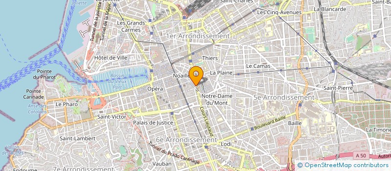 localisation de l'entreprise MONSIEUR ALAIN ARNAUD à MARSEILLE