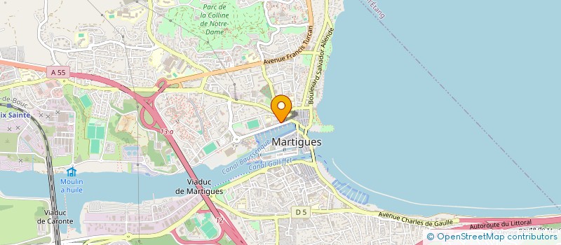 localisation de l'entreprise MONSIEUR ALAIN ARNAUD à MARTIGUES