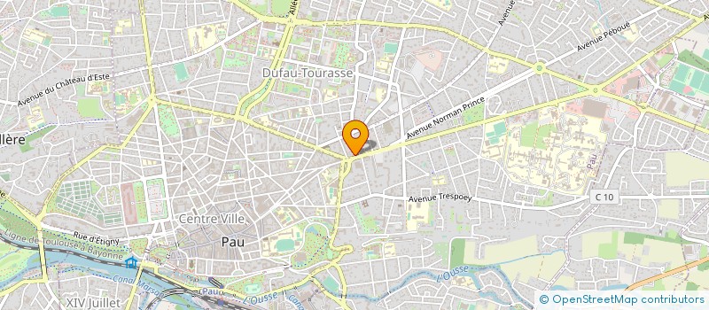 localisation de l'entreprise MONSIEUR ALAIN ARNAUD à PAU