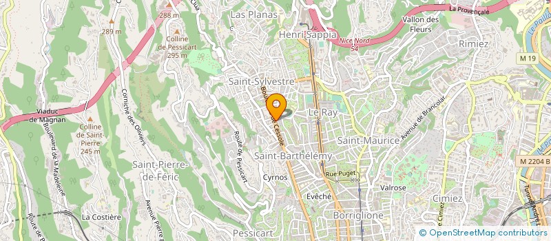 localisation de l'entreprise MONSIEUR ALAIN ARNAUD à NICE