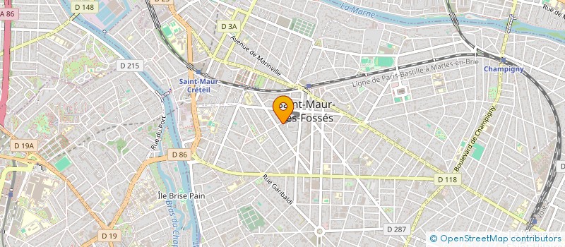 localisation de l'entreprise MONSIEUR ALAIN ARNAUD YENO REMBENDAMBYA à SAINT-MAUR-DES-FOSSES