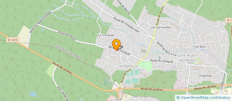 localisation de l'entreprise MONSIEUR ALAIN ARNAULT  SAINT-AUBIN-DE-MEDOC