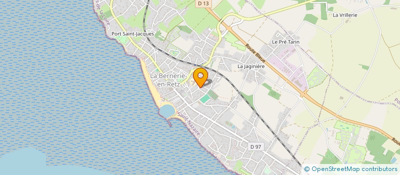 localisation de l'entreprise MONSIEUR ALAIN ARNAULT  LA BERNERIE-EN-RETZ