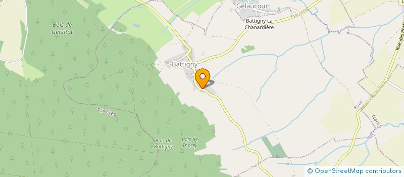 localisation de l'entreprise MONSIEUR ALAIN ARNOULD  BATTIGNY