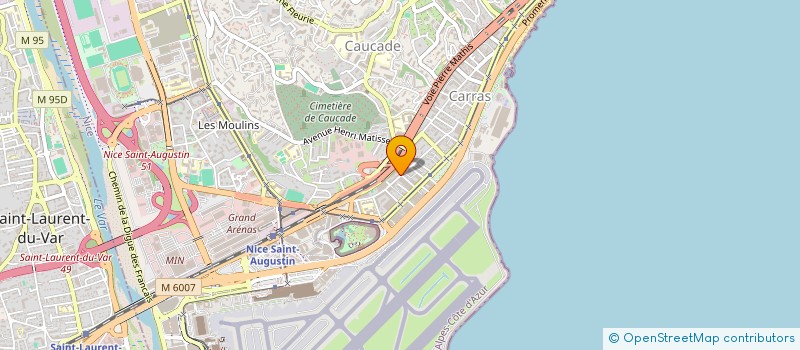 localisation de l'entreprise MONSIEUR ALAIN ARNOULD à NICE